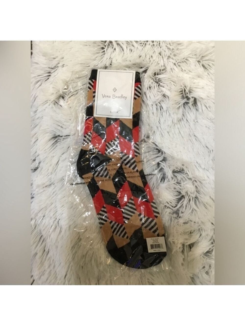 Vera Bradley Foxy Socks Sophia Chevron New with tags multi color OSFM